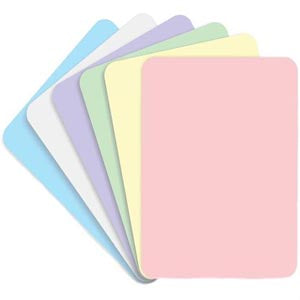 DUKAL UNIPACK EXAM ROOM TRAY COVERS 8.5"x 12.25", White