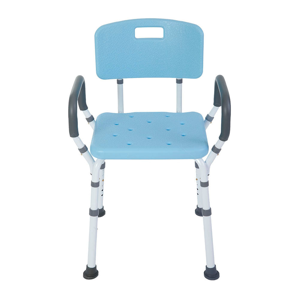 Rhythm Healthcare Premium Shower Bench/Chair with Removable Padded Arms, Various Options