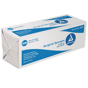 Dynarex Gauze Sponges, Bulk Packaging, Various Sizes, Various Quantiti –  Rhino Medical Supply