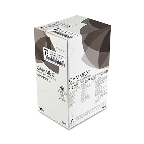 ANSELL GAMMEX NON-LATEX SENSITIVE SURGICAL GLOVES Case of 200