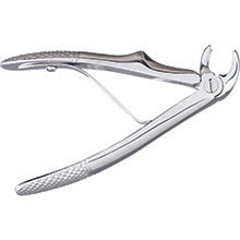 MILTEX Veterinary Dental Extracting Forceps Lower Root, Universal, Mini, 4 1/4"