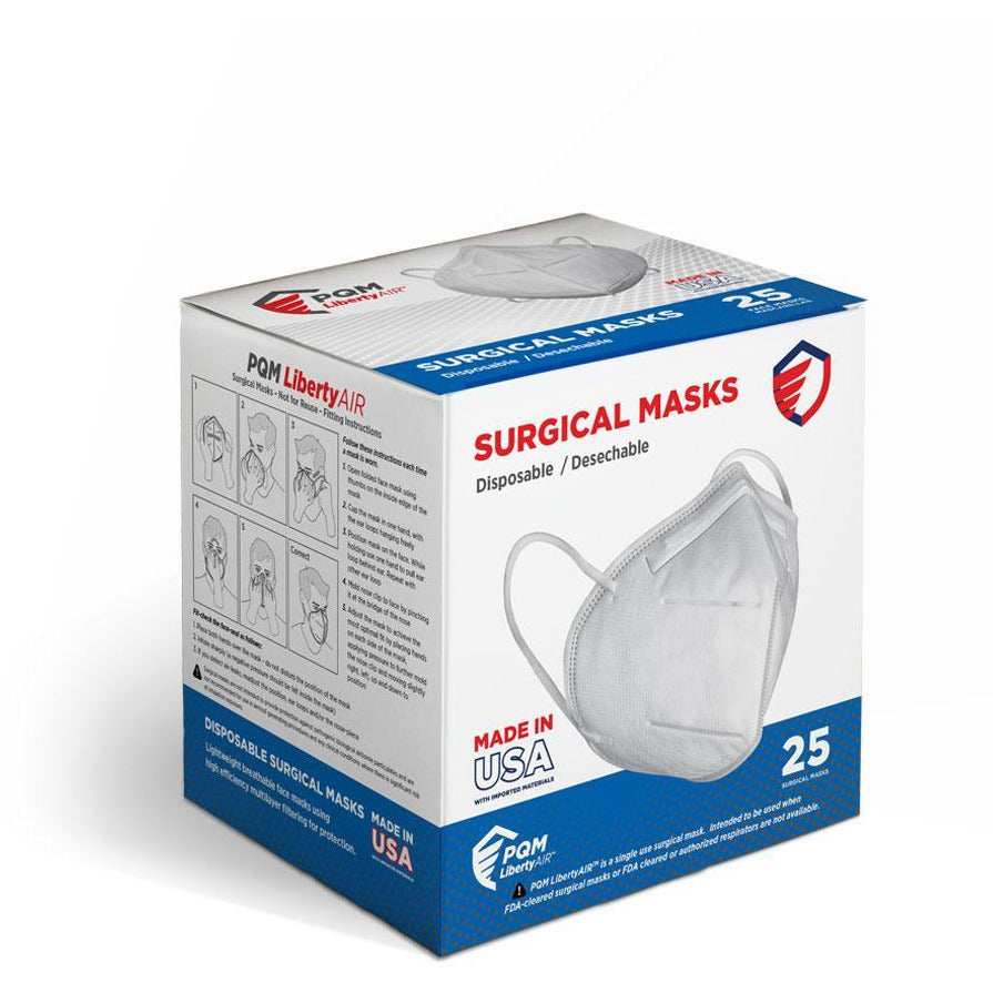 Personal Safety Equipment PQM LibertyAir Adult KN95 Masks Rhino