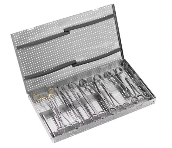 MILTEX Veterinary 19 piece Canine Spay Instrument Set