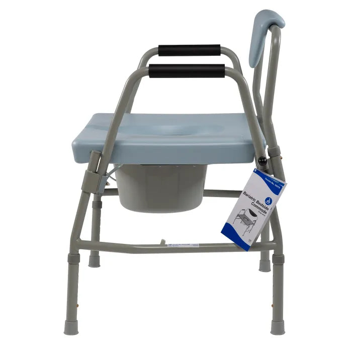 Dynarex Bariatric Drop Arm Bedside Commode