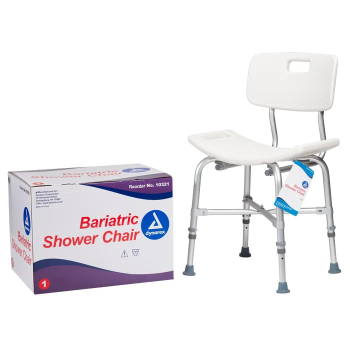 Dynarex Bariatric Shower Chair With Back