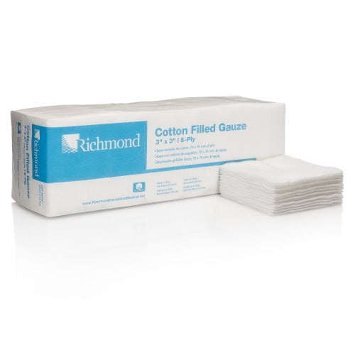 Richmond Dental Cotton-Filled Exodontia Sponges, Sterile and Non Sterile, Various Sizes, Various Quantities