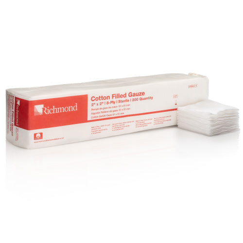 Richmond Dental Cotton-Filled Exodontia Sponges, Sterile and Non Sterile, Various Sizes, Various Quantities