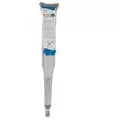 Dynarex Aluminum Crutches- Adjustable Height, 300 lb limit, Child, Youth, Adult and Tall Adult