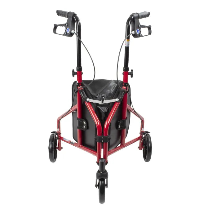 Dynarex DynaGo Zoom, 250 lb limit, Aluminum Rollator with 3inch Wheels