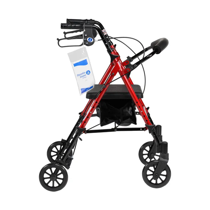 Dynarex DynaGo Flex, 300 lb limit, Adjustable Seat Height w/ Detachable Caster