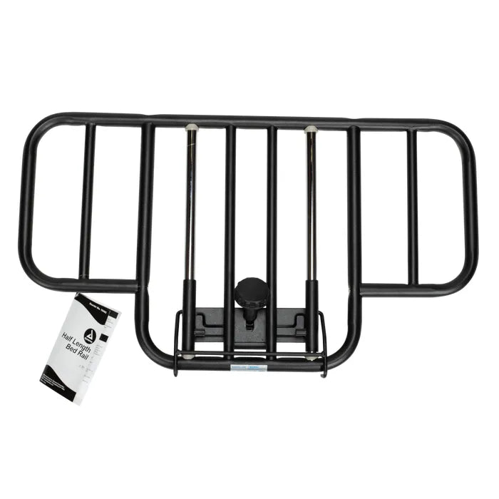 Dynarex Homecare Half-Length Bed Rail - Edge Clamp Mount