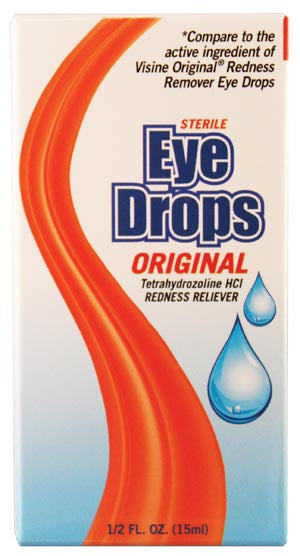 NEW WORLD IMPORTS CAREALL Redness Remover Eye Drops, 0.5 oz, Compared to the Active Ingredients of Visine¨ Original Redness Remover Eye Drops, 48/cs