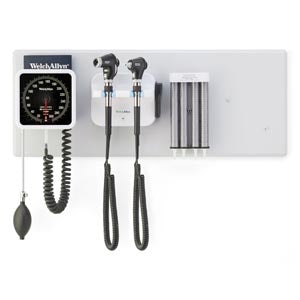 Welch Allyn Integrated Wall System, PanOptic Ophthalmoscope, Macroview Otoscope, iExaminer, with Blood Pressure