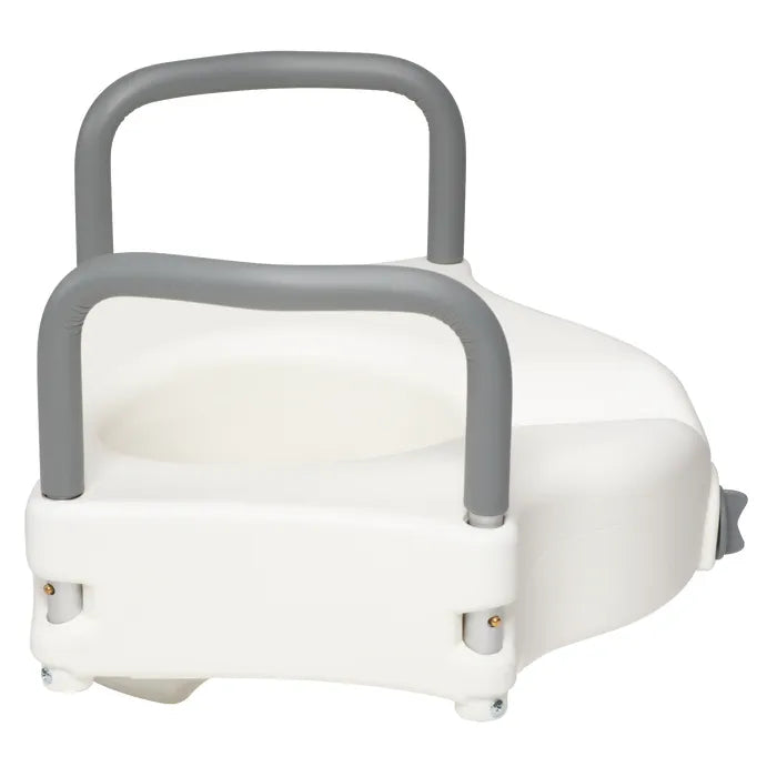 Locking Raised Toilet Seat with Arms