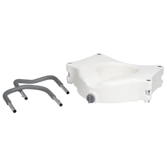 Locking Raised Toilet Seat with Arms
