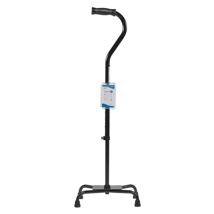 Quad Cane, 300 lb limit, Small or Large base