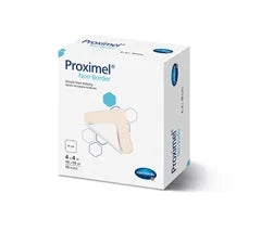 PROXIMEL SILICONE FOAM DRESSING WITH BORDER, SMALL SACRUM, 5/BX
