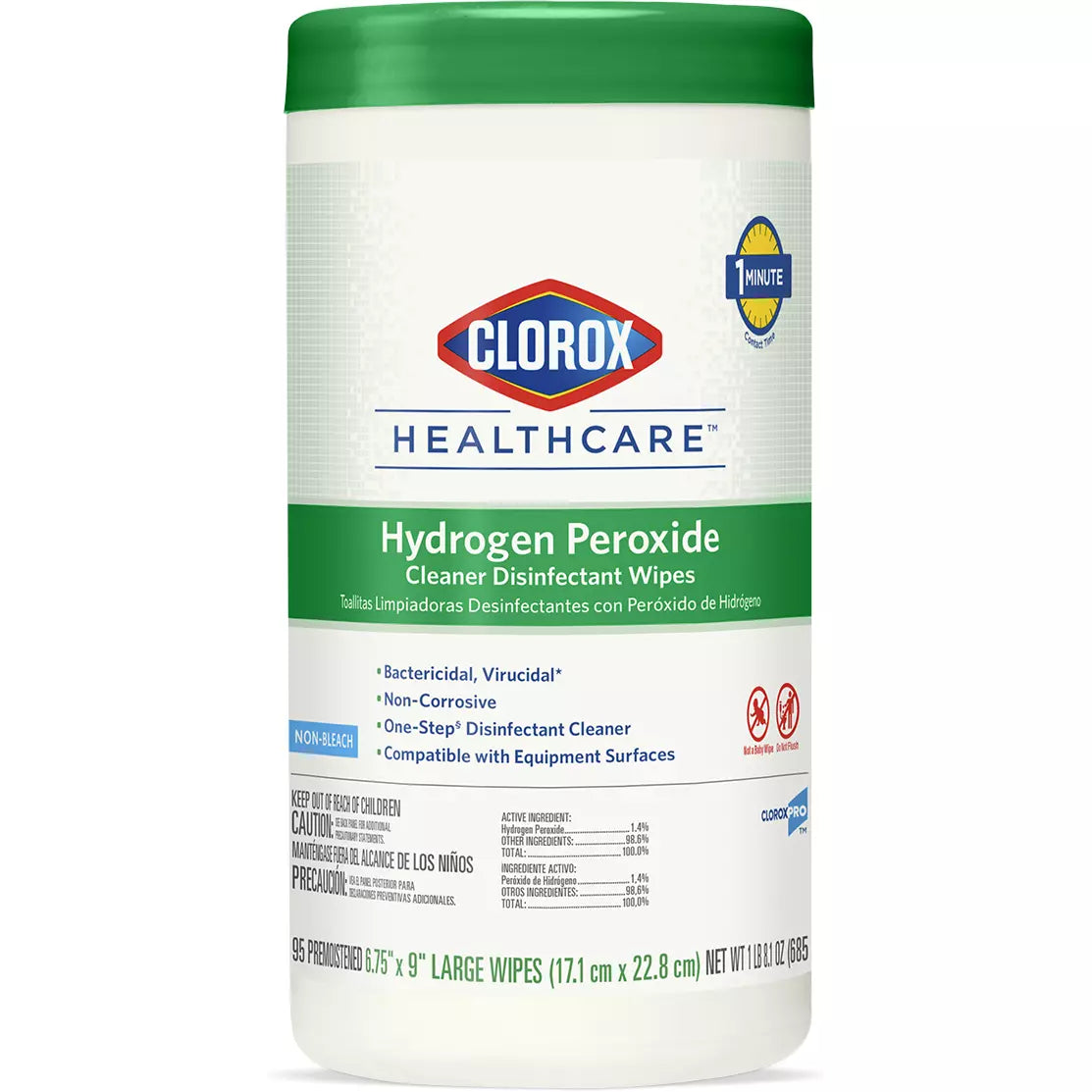 Clorox Healthcare Hydrogen Peroxide Cleaner Disinfectant HCH 30824