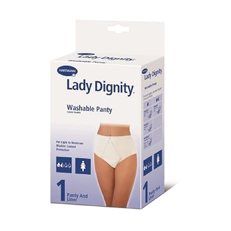 LADY DIGNITY WASHABLE PANTY WITH BUILT-IN PROTECTIVE POUCH, LARGE, 41'' - 42'' HIP, 1/BX