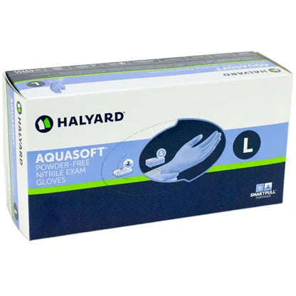 AQUASOFT Nitrile Gloves, X-Small, Blue, 3000/Case