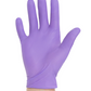 PURPLE Nitrile Gloves, X-Small, Box of 100