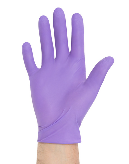 PURPLE Nitrile Gloves, X-Small, Case of 1000