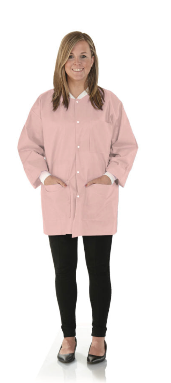 MEDICOM SAFEWEAR Hipster Jacket, Pretty Pink, 12/bag