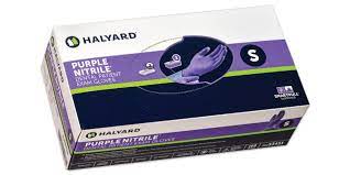 HALYARD PURPLE NITRILE DENTAL EXAM GLOVES Case of 1000