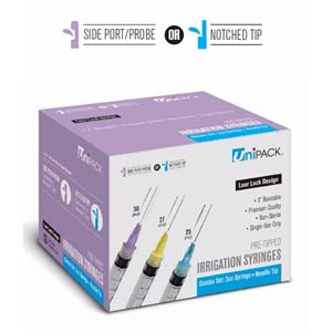 DUKAL UNIPACK Irrigation Syringe Combo, 3cc syringe, 23G