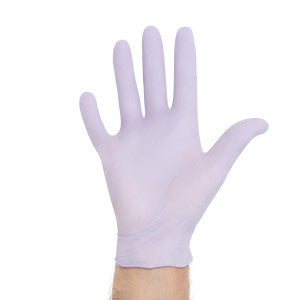 LAVENDER Nitrile Gloves, X-Small, Case of 2500
