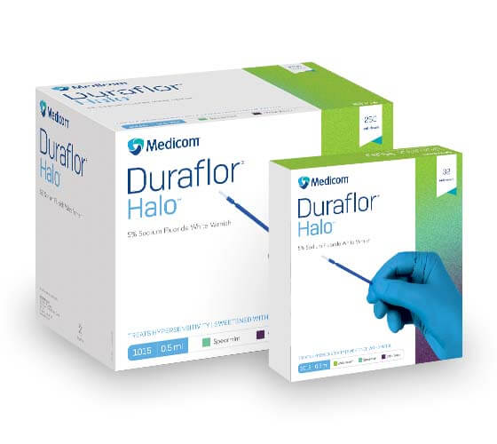 MEDICOM DURAFLOR HALO 5% SODIUM FLUORIDE WHITE VARNISH – Rhino Medical ...