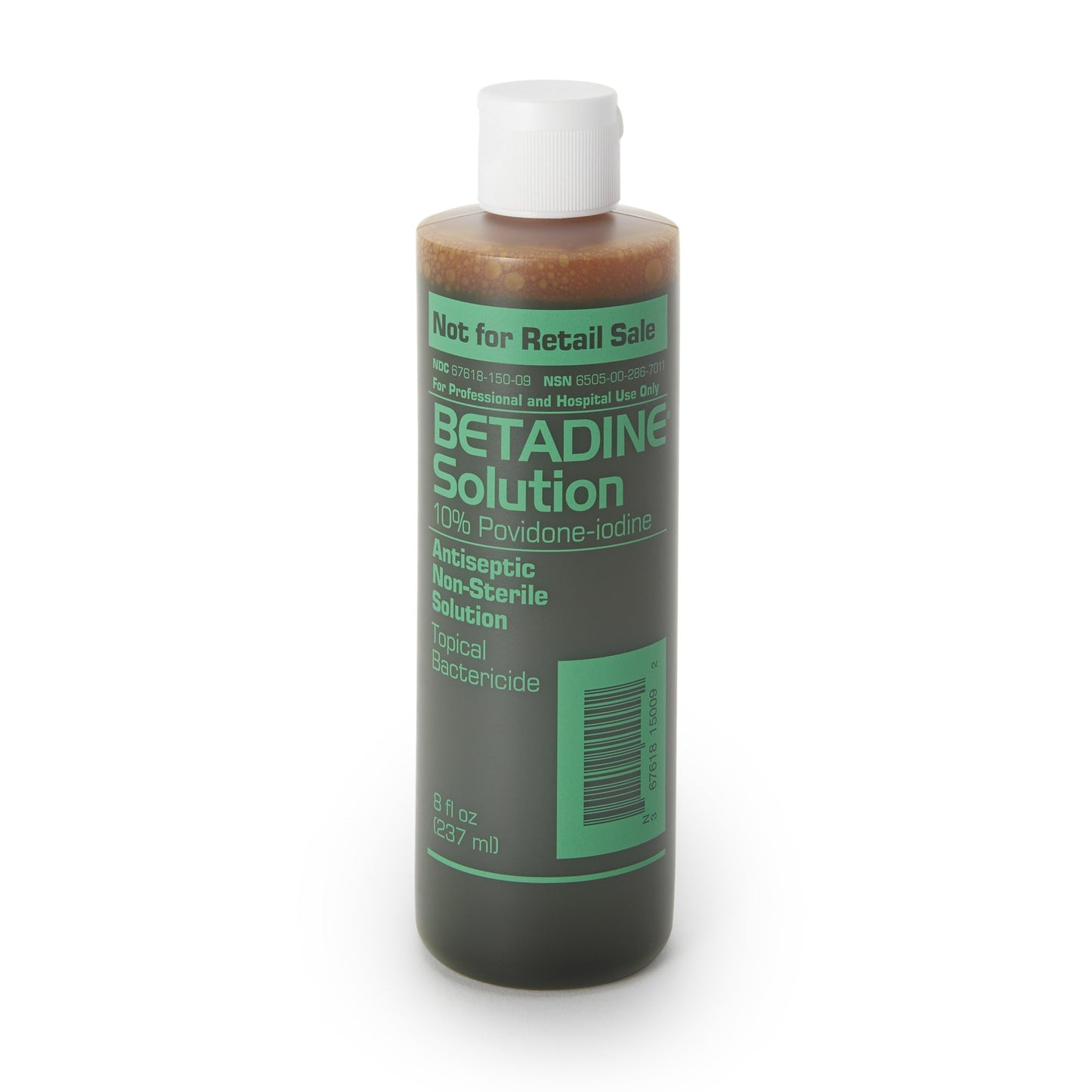 Emerson Healthcare Skin Prep Solution Betadine® 8 oz. Bottle 10% Strength Povidone-Iodine NonSterile
