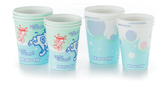MEDICOM SafeBasics™ Poly-Coated Paper Cups, Various Options, 1000/Case