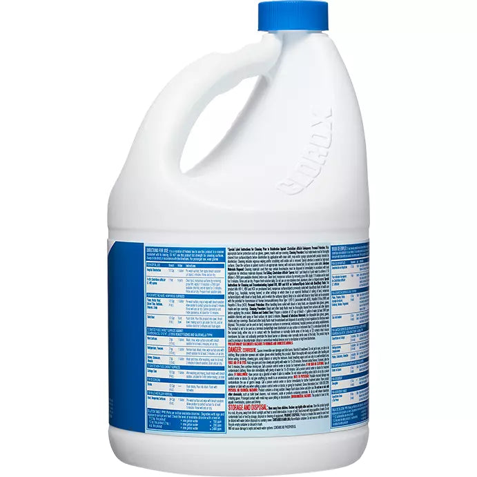 CloroxPro Germicidal Bleach, Concentrated, 121 fl oz Bottle, 3/cs