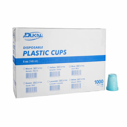 DUKAL MVP DRINKING CUPS, Plastic 5oz 1000/Case