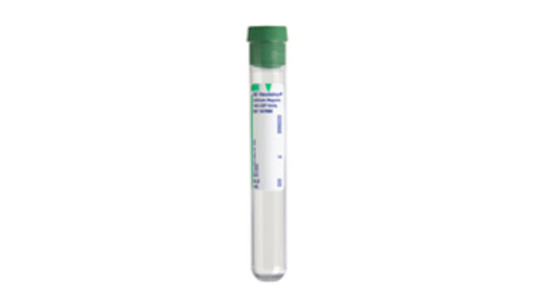 BD 367880 VACUTAINER PLUS HEPARIN Conventional Stopper, 16mm x 100mm, 10.0mL, Green, Paper Label, Lithium Heparin (bxray coated) 150 Ubx Units, 1000/cs