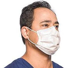 FLUIDSHIELD LEVEL 3 Fog-Free Procedure Mask, Foam Band, Earloops Orange 40/Box