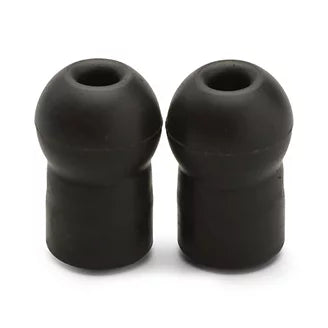 WELCH ALLYN HARVEY DLX STETHOSCOPE ACCESSORIES Comfort Sealing Eartips, Large, Black, 1 pair