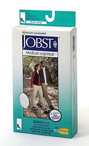 BSN MEDICAL JOBST ACTIVEWEAR Compression Sock, Knee High, Closed Toe, Various Options