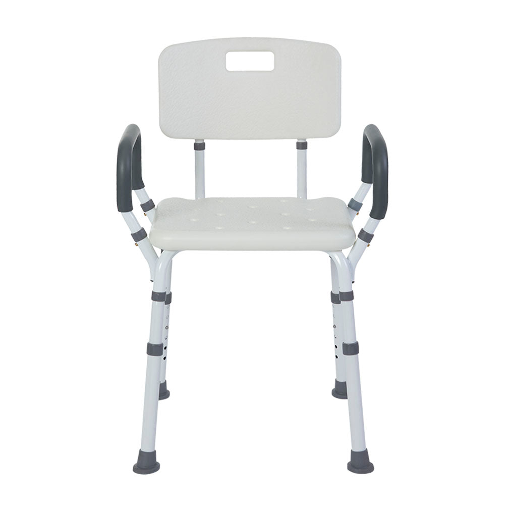 Rhythm Healthcare Premium Shower Bench/Chair with Removable Padded Arms, Various Options