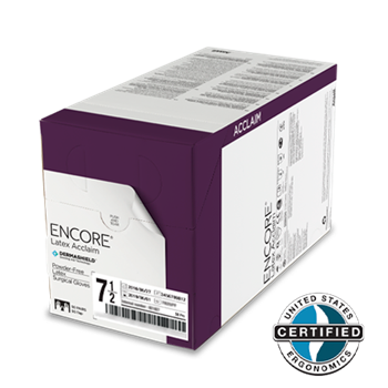 ANSELL ENCORE LATEX ACCLAIM SURGICAL GLOVES Case of 200