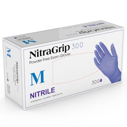 MEDGLUV NITRAGRIP 300 NITRILE EXAM GLOVES CASE