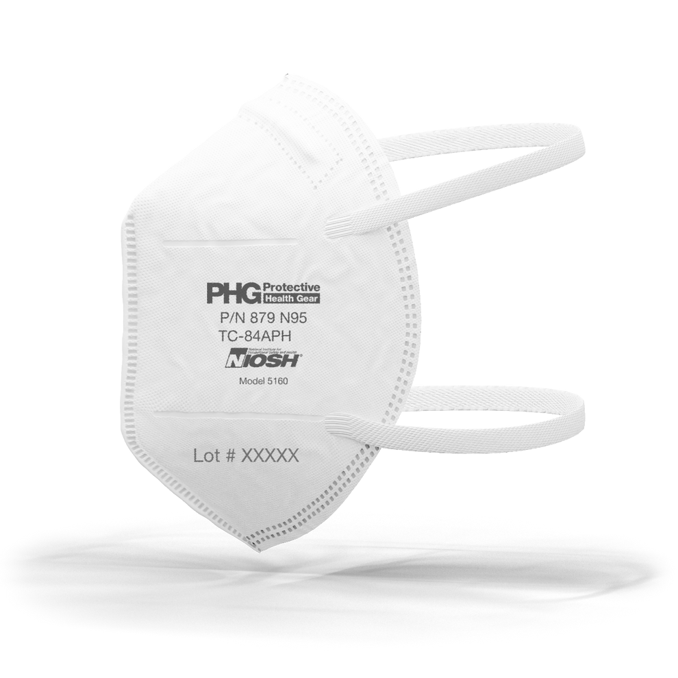 N95 Masks: PHG Model 5160 N95 Fold – Rhino Medical Supply