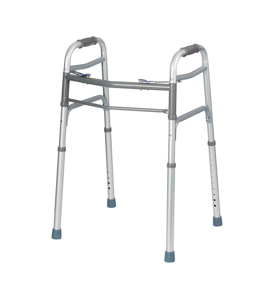 Rhythm Healthcare Two Button Folding Walker, Various Options