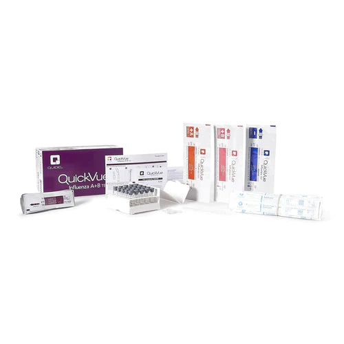 QUIDEL QUICKVUE INFLUENZA A+B TESTS, Dipstick Format, 25 Test/kit ...