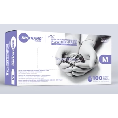 sri trang handschuhe Sri Trang Viva Nitrile Exam Gloves, Powder Free, 1000/Case