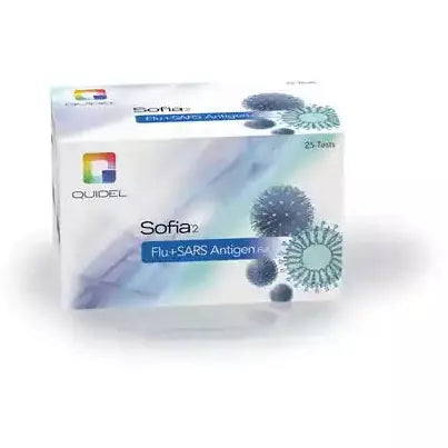 QUIDEL SOFIA 2 Flu A/B + SARS CoV-2 Antigen Nasal Swab, 25 tests/kit