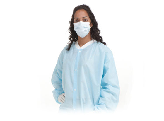 MEDICOM AssureWear™ Premium Lab Coat, White, 50/Case