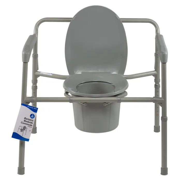 Dynarex Bariatric Folding Bedside Commode