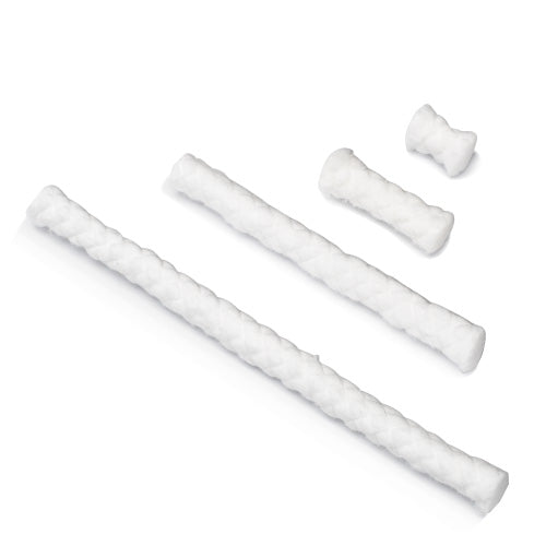 Richmond Dental Braided Cotton Rolls, Non-Sterile, Various Sizes, Various Quantities